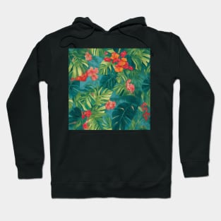 Tropical Pattern Hoodie